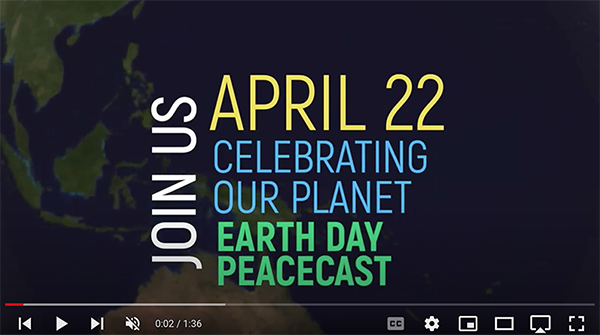 Earth Day PeaceCast 2020 Playlist